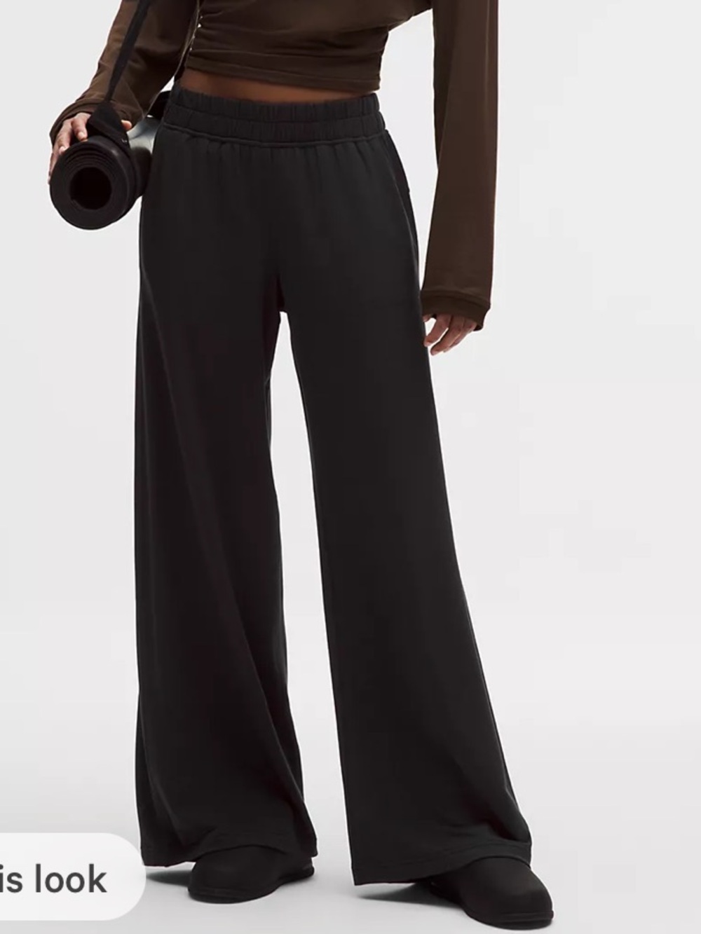 Lululemon BeCalm Mid-Rise Wide-Leg Pant